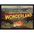 thumbnail image 1 of Art.com Wonderland Brand - Escondido, California - Citrus Crate Label Art Print by Lantern Press, 24" x 18", 1 of 4
