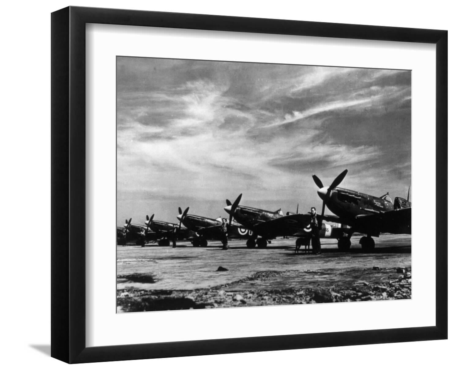 Art.com World War II, British Spitfire Planes During the Battle of ...