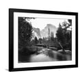thumbnail image 1 of Art.com Yosemite National Park, Valley Floor and Half Dome Photograph - Yosemite, CA Art Print by Lantern Press, Black Frame Wall Art, 40" x 32", 1 of 5