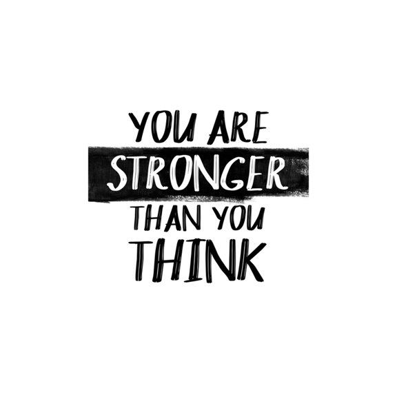 Art.com You Are Stronger Than You Think Art Print, 12" x 18"