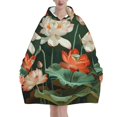 Art feature abstract Adults can wear blanket hoodiesushi oversized