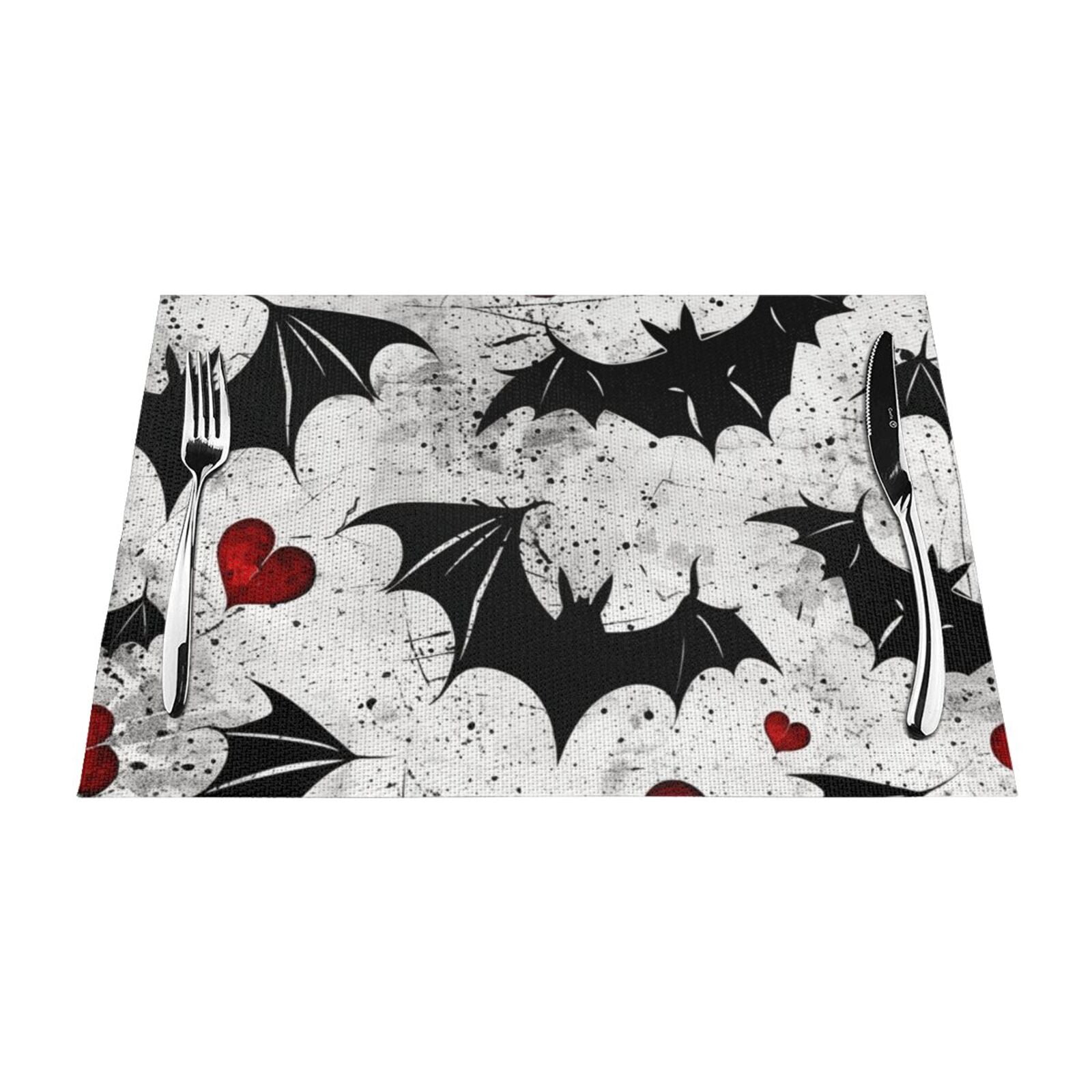 Art feature mat, heatresistant dining table mat, washable PVC table