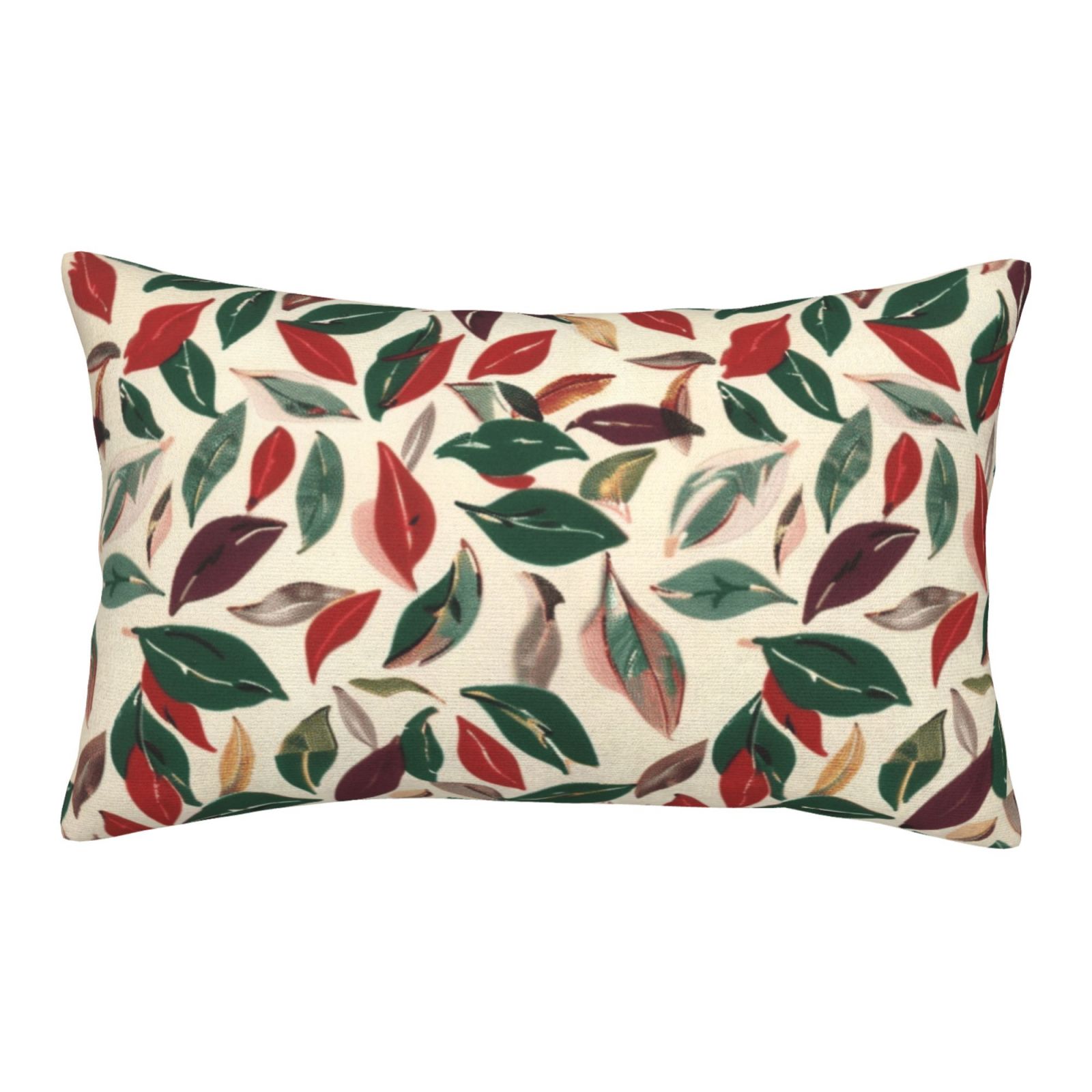 Art flower painting Waist pillow case Decorative large pillow case with