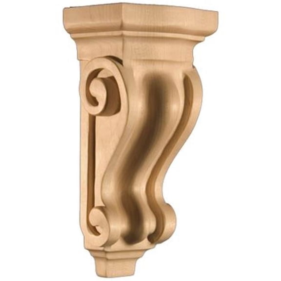 Art for Everyday  Corbels Scroll 8-0.125 x 4 x 3 in. Maple