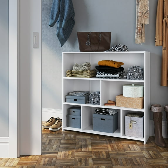 Art in Furniture Multi-Purpose Organizer Module – Versatile Storage Solution – MDP Construction – 61lbs Capacity (White)