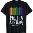 thumbnail image 1 of Art lover, interesting art, artist, painter, pretty sketch Artist T-shirt for Men y Artist T-shirt stchy Artist T-shirt for women, 1 of 4