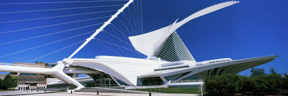 Art museum Milwaukee Art Museum Milwaukee Wisconsin USA Canvas Art - Panoramic Images (6 x 18)