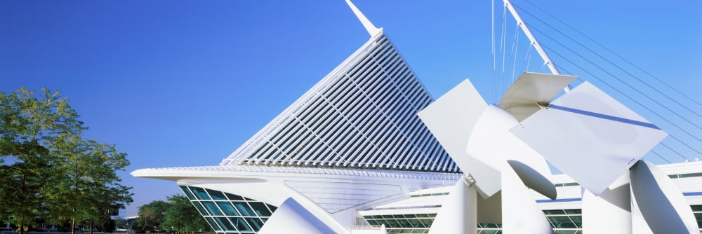 Art museum Milwaukee Art Museum Milwaukee Wisconsin USA Canvas Art - Panoramic Images (6 x 18)