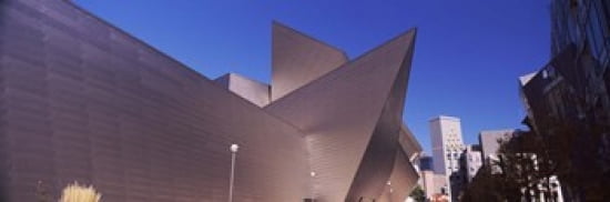 Art museum in a city Denver Art Museum Frederic C Hamilton Building Denver Colorado USA Canvas Art - Panoramic Images (36 x 12)