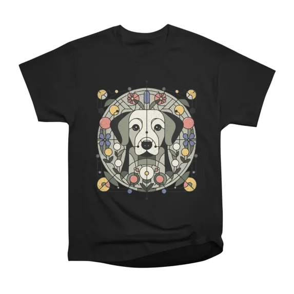 Art nouveau dog T-Shirt Tee Gift For Him Merch For Her Apparel For ...
