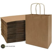 Art of Aurra Brown Kraft Paper Bags(100 Pcs)