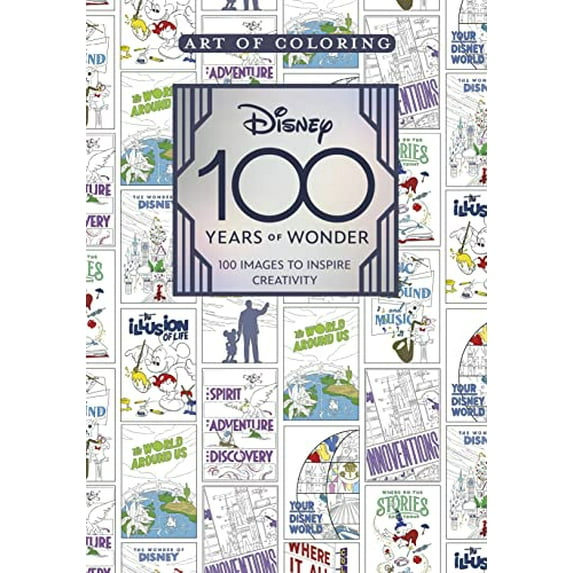 Pre-Owned Art of Coloring: Disney 100 Years of Wonder: 100 Images to Inspire Creativity Paperback