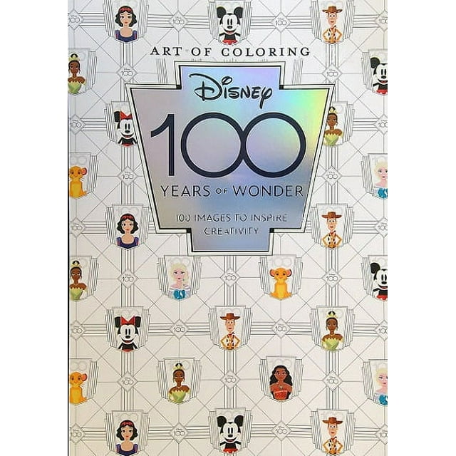 Art of Coloring: Disney 100 Years of Wonder (Paperback) (Walmart ...