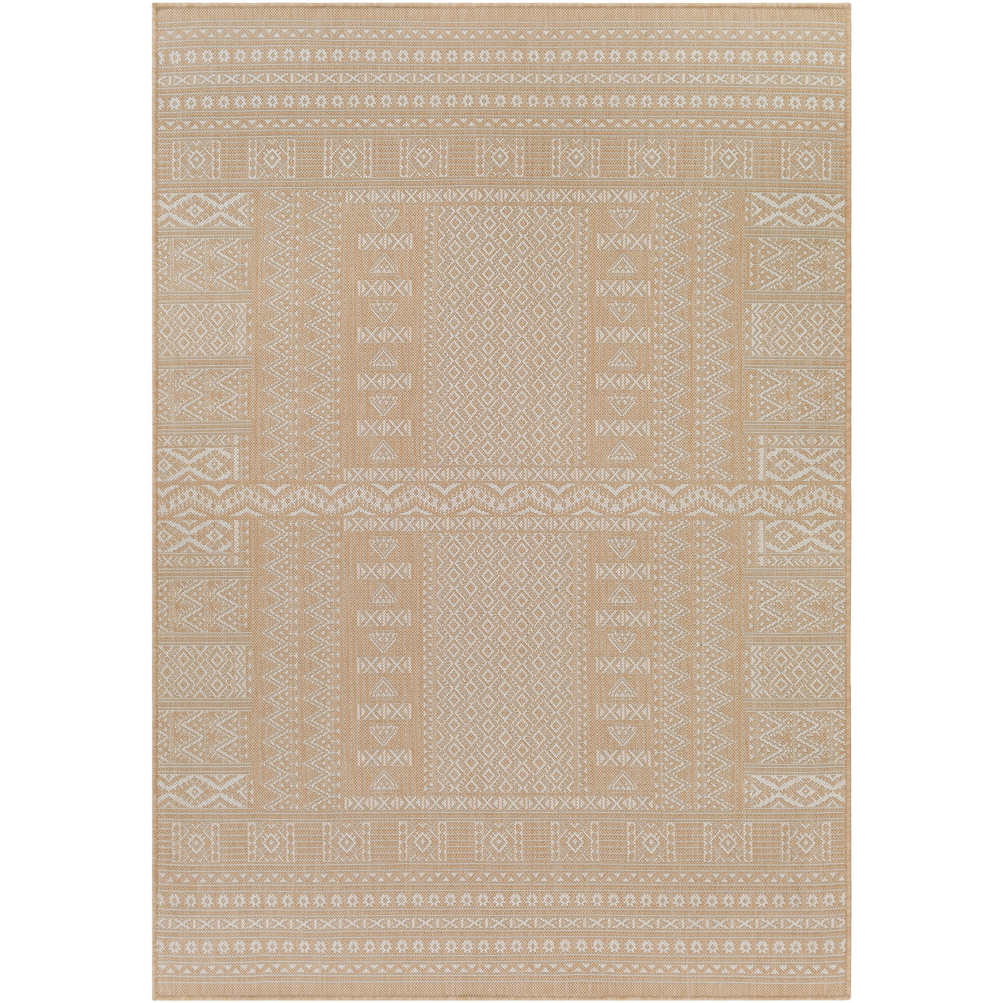 Artistic Weavers Quince 5' x 7' Khaki Diamond Outdoor Rugs