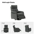 thumbnail image 1 of Art of Living Designs Elisa Power Remote Lift Assist Recliner with Metal Base CHARCOAL, 1 of 5
