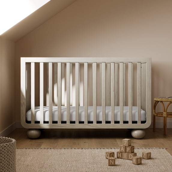 Art of Nursery by Storkcraft Amalfi 5-in-1 Convertible Crib with Bonus Toddler Guardrail, London Fog