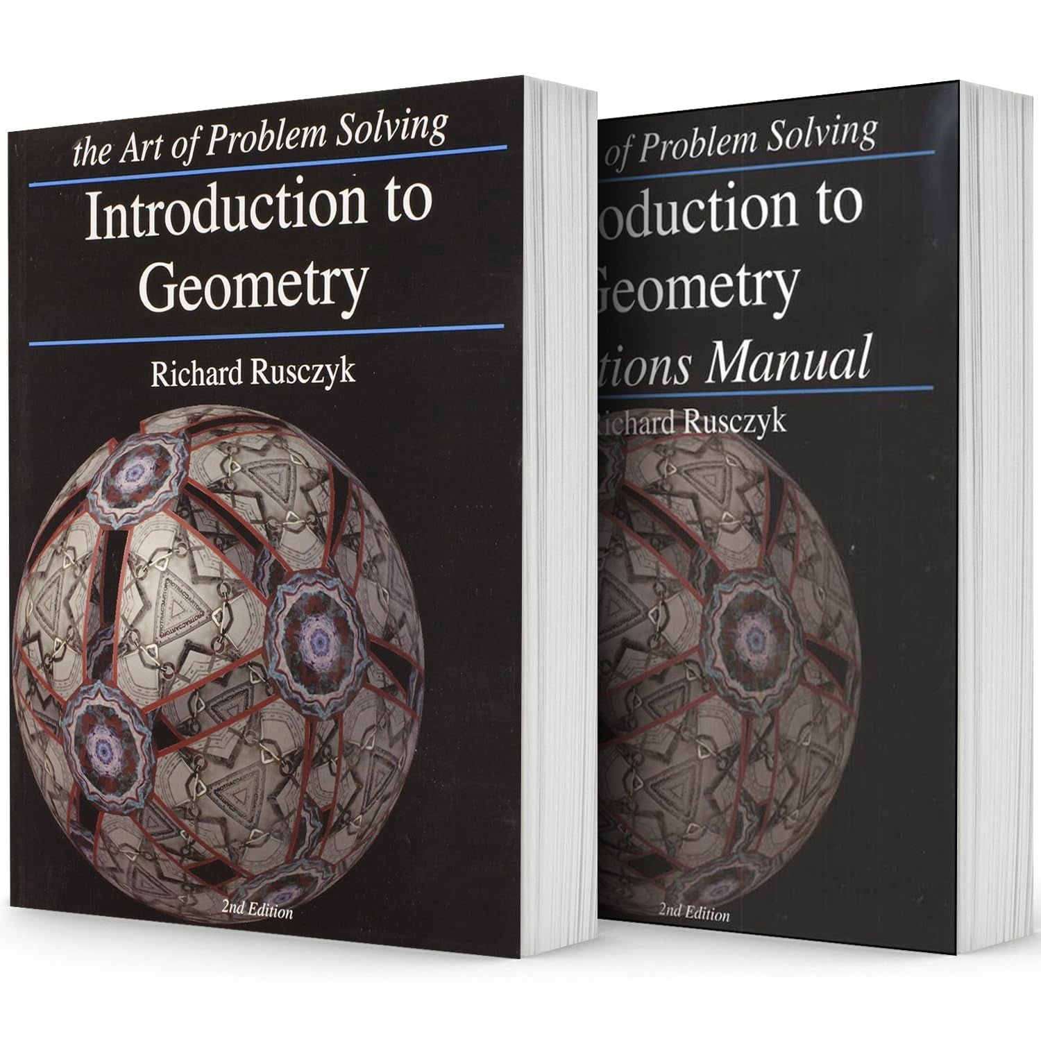 Richard Rusczyk Ripped Art of Problem Solving (AoPS) Series Introduction to Geometry 2 Books ...