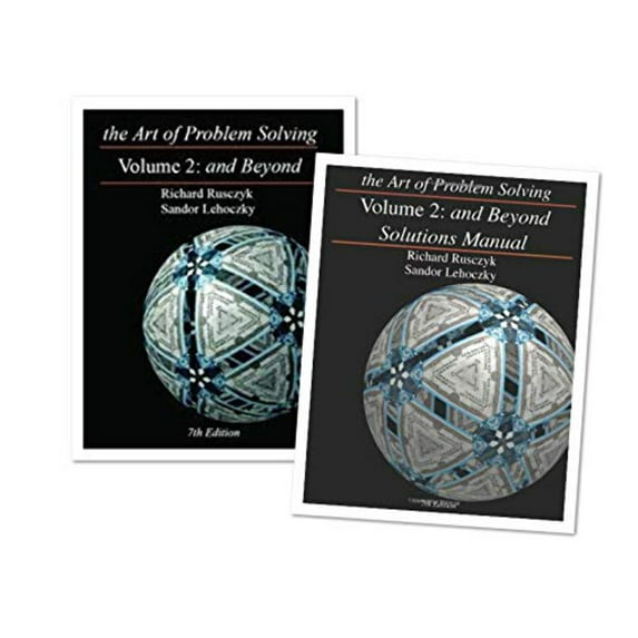 Art of Problem Solving: Volume 2 Text Solutions Books Set (2 Books) - Volume 2 Text Volume 2 Solutions Manual