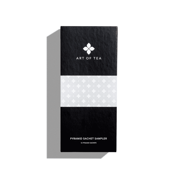 Art of Tea | Assorted Sampler | 12 Eco Friendly Pyramid Tea Bag Sachets Sampler