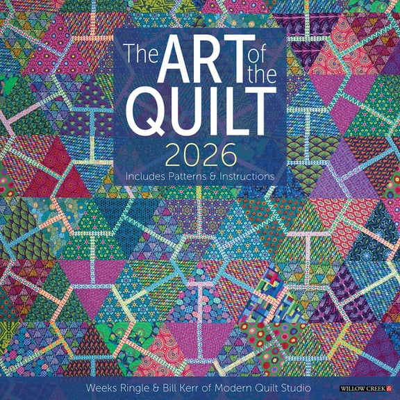 Art of the Quilt 2026 Wall Calendar, (Paperback)