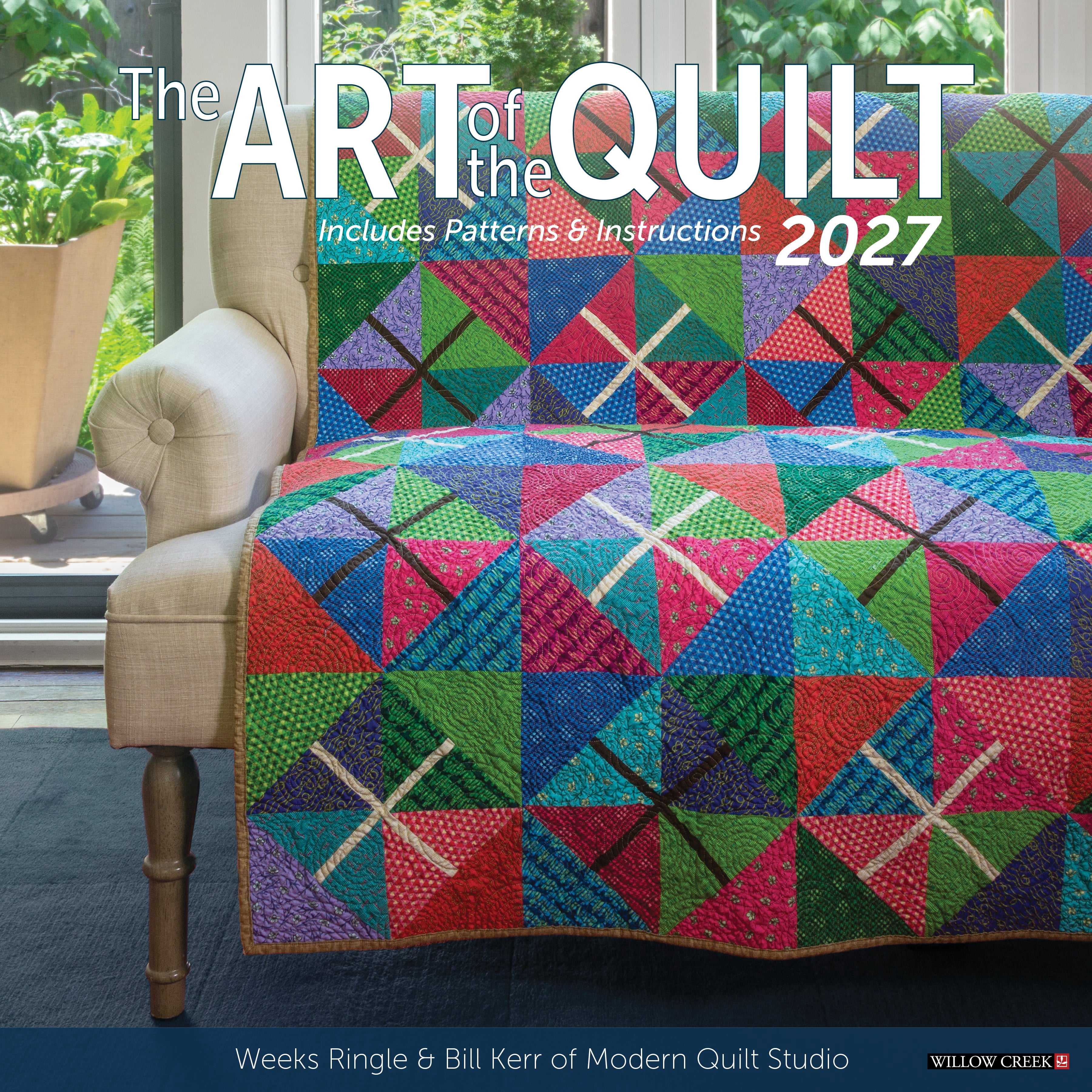 Willow Creek Press, Art of the Quilt 2027 Wall Calendar