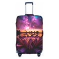 Art painting Flowers Luggage Washable Suitcase Suitcase Protector Anti