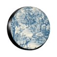 Art painting plant Spare tire cover, weather proof wheel protector