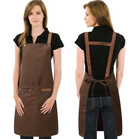 Art s for Men Women Painting Pottery Baking, H Back Straps Waterdrop Kitchen Chef Cooking with Pockets