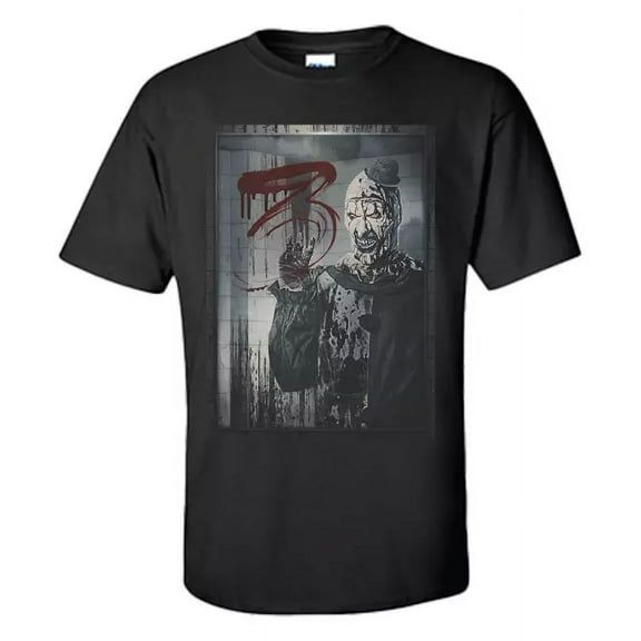Art the clown T Shirt The terrifier 3 Art in Mirror Shirt Size S-XXXL
