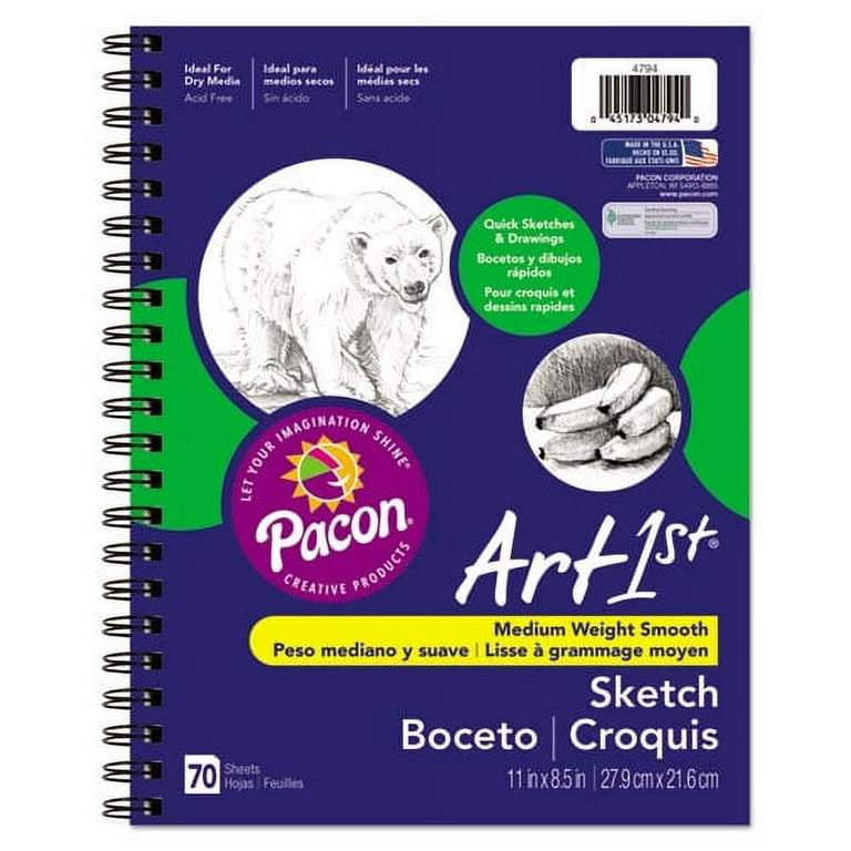 Art1st Sketch Diary, 60 lb Text Paper Stock, Blue Cover, (70) 11 x 8.5 Sheets Art1st Sketch Diary, 60 lb Text Paper Stock, Blue Cover, (70) 11 x 8.5 Sheets