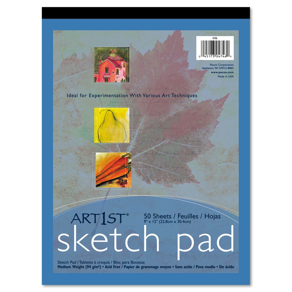 Pacon UCreate 9" x 12" Sketch Pad 50 Sheets/Pad (4746) P4746