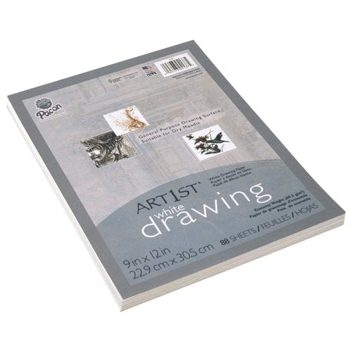 Art1st Standard Weight AcidFree Drawing Paper, White