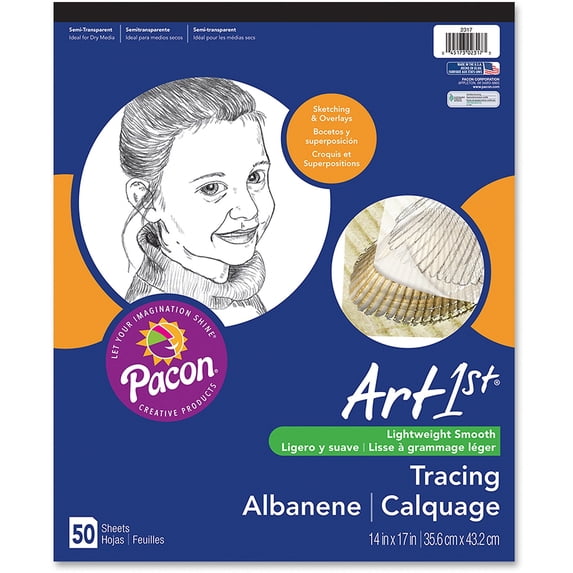 Art1st Tracing Pad, 14" x 17", 50 Sheets