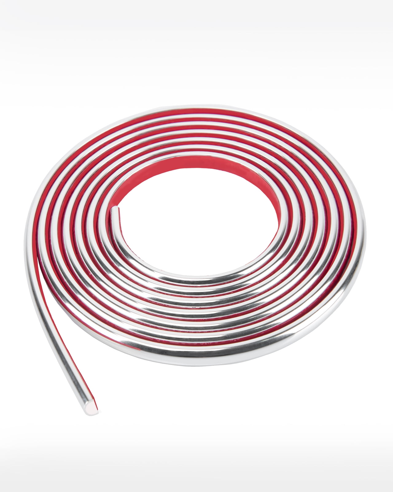 Art3d 10 Ft Peel and Stick Trim for Backsplash Tile Edge, Self-Adhesive Liner for Corner Decor in Stainless Steel