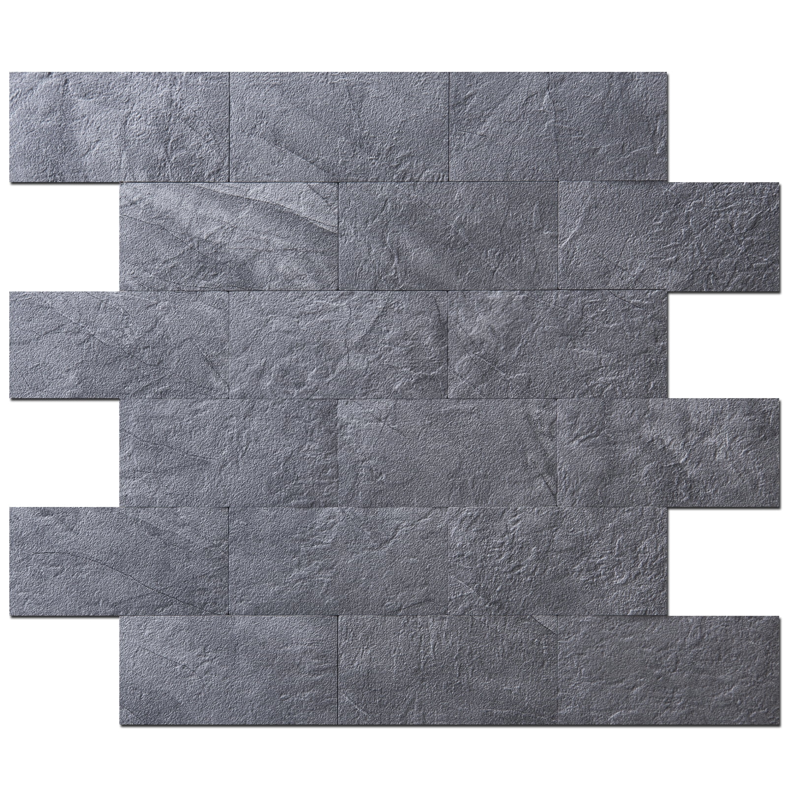 Art3d 10-Pack Peel and Stick Backsplash Tile for Kitchen Bathroom Fireplace Self-Adhesive Wall Tile in Blue Grey