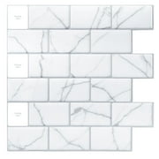 Art3d 10-Sheet 12 "x 12" Peel and Stick Backsplash Subway Tiles for Kitchen