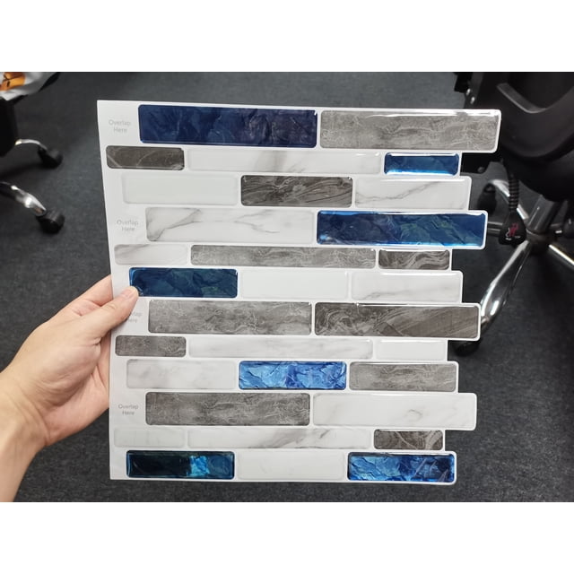 Art3d 10-Sheet Peel and Stick Backsplash Tile for Art3d 10-Sheet Peel and Stick Backsplash Tile for