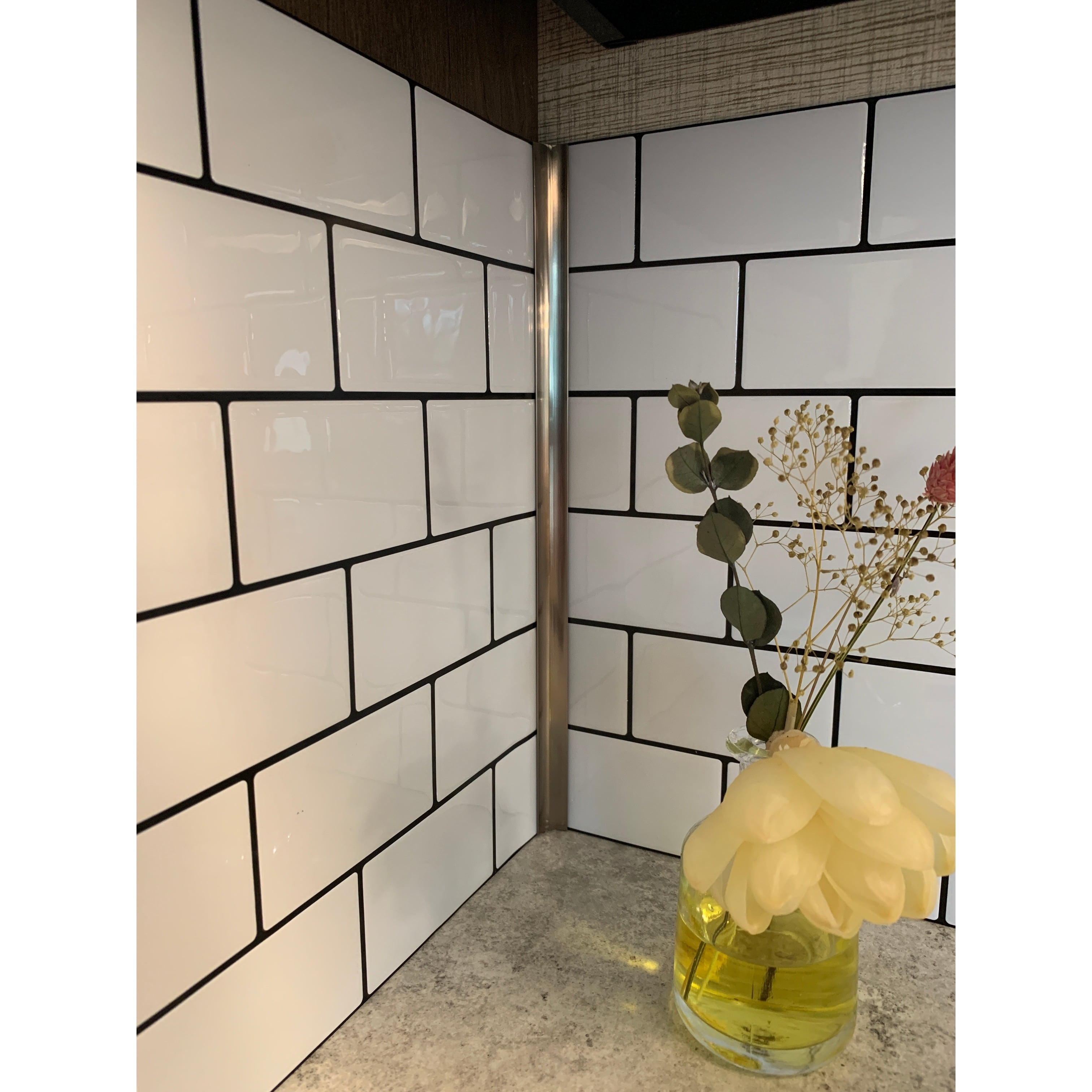 Art3d 10 Sheet Subway Tiles Peel And Stick Backsplash For   Art3d 10 Sheet Subway Tiles Peel And Stick Backsplash For Kitchenthicker Design White With Black Grout C1cf12e5 Ac31 4dde Be91 Bfc99dbcb440.c7fd78e42b683c956dc962494cb9435f 