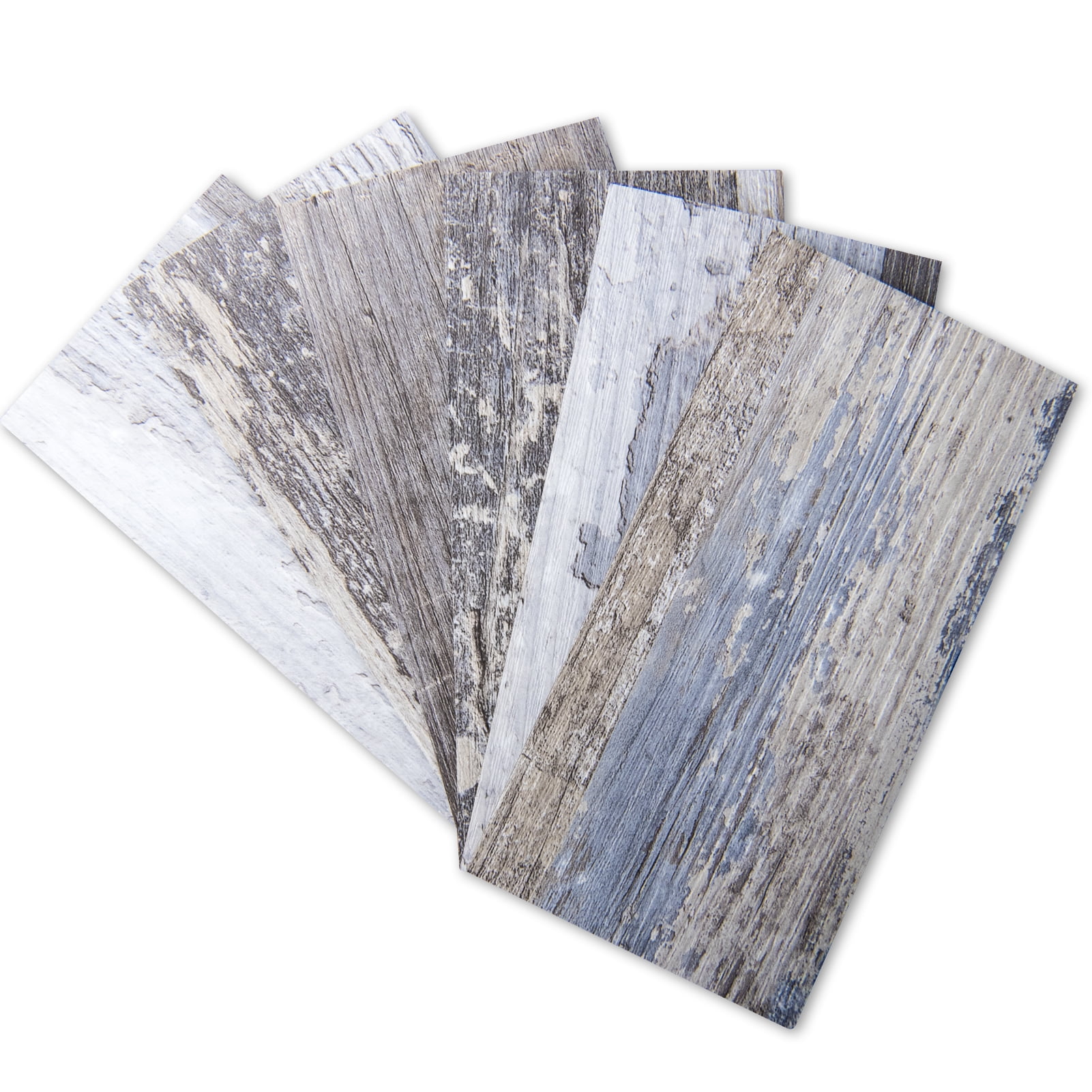 Art3d 102-Piece Peel and Stick Tile Backsplash for Kitchen Bathroom, 3in. x 6in. Stick on Subway Tile Distressed Wood Plank