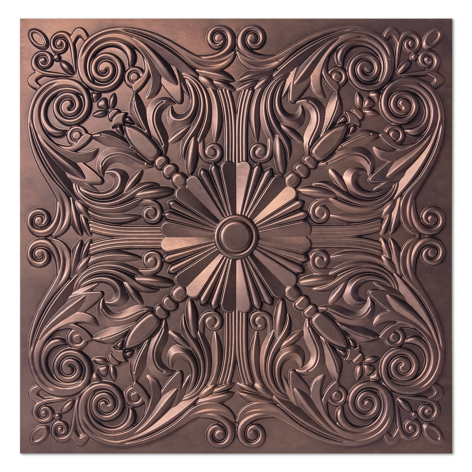 Art3d 12Piece 24x24 inch PVC Ceiling Tiles Glue up or Lay in Ceiling