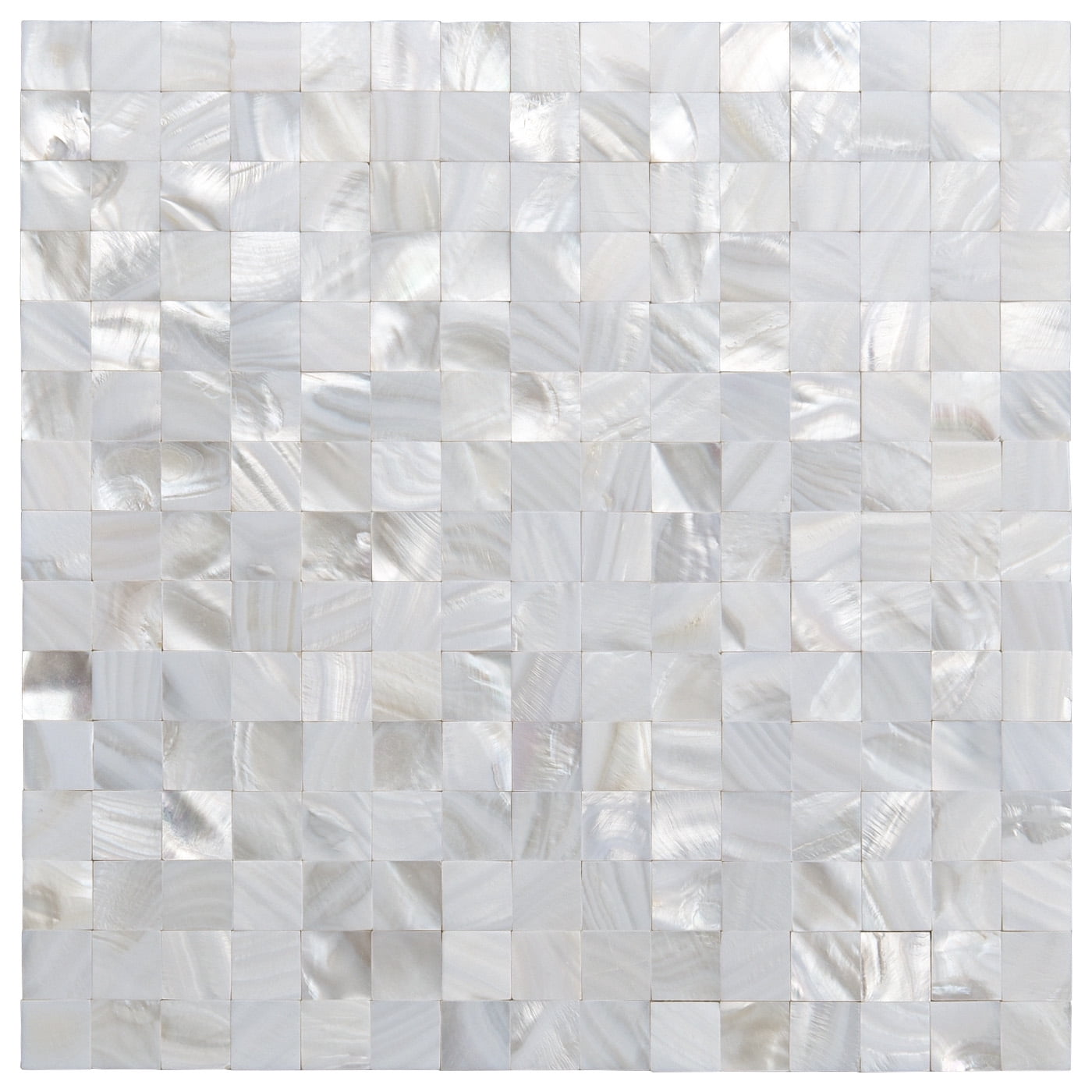 Art3d 12 in. x 12 in. Mother of Pearl Shell Mosaic Tile Backsplash in White Art3d 12 in. x 12 in. Mother of Pearl Shell Mosaic Tile Backsplash in White
