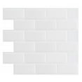 thumbnail image 1 of Art3d 12" x 12" Peel and Stick Backsplash Tile for Kitchen, White Subway Backsplash Tiles(10 Pcs), 1 of 11