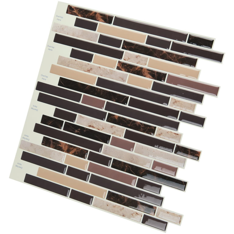 Self-Adhesive Tiles Backsplash for Kitchen 12x12 Inch Vinyl Mosaic Peel and  Stick Wall Stickers - AliExpress