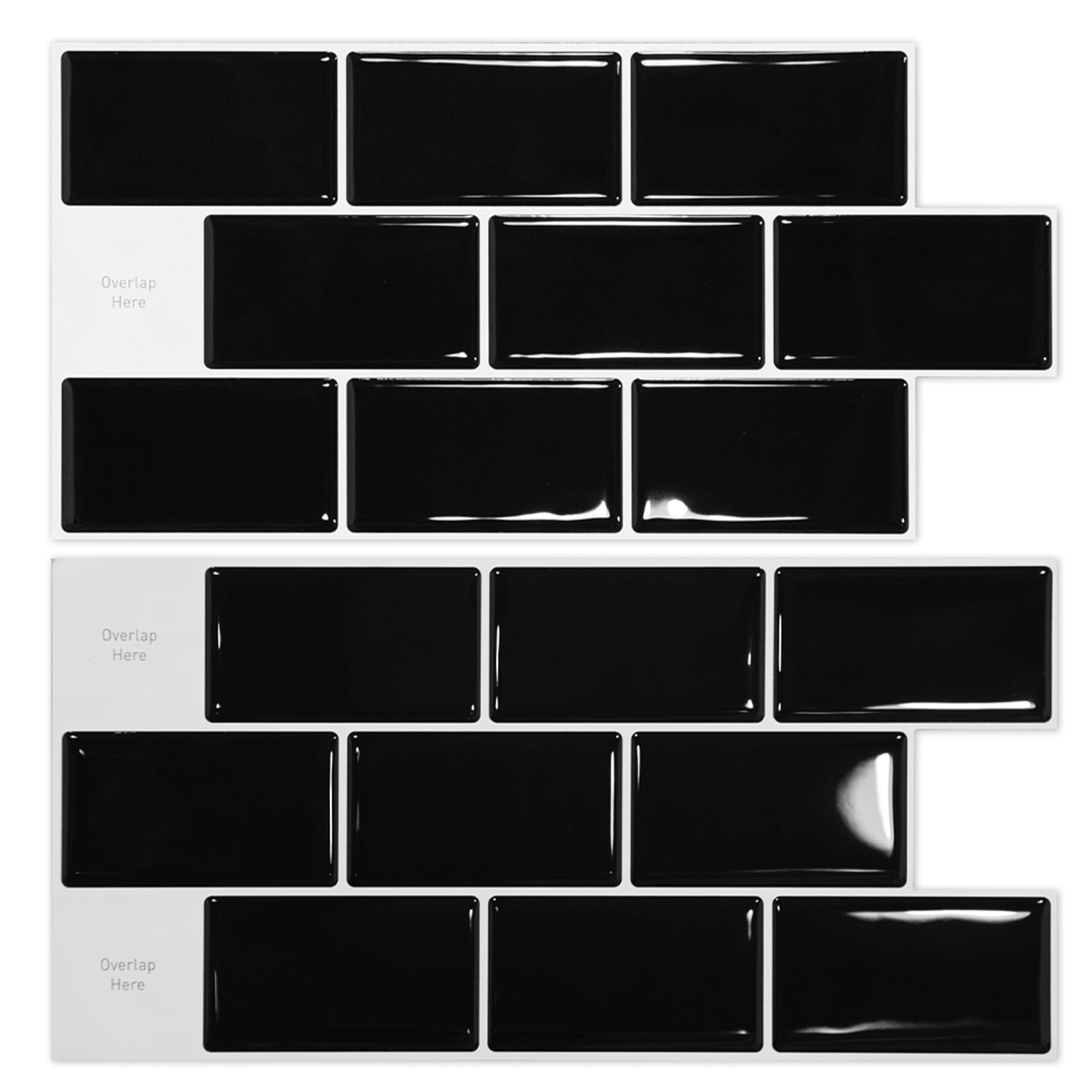 Art3d 20Pack 12" x 6" Peel and Stick Kitchen Backsplash Tile, Vinyl