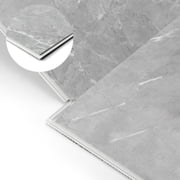 Art3d 24x12 12Pcs Click-Lock Luxury Vinyl Flooring Tile, Interlocking Waterproof SPC Rigid Core Marble Flooring Tile,24 Sq.ft,Gray Marble