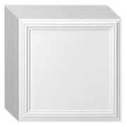 Art3d 24''x24'' Drop in Ceiling Tiles,12 Pcs 3D PVC Panels for Home, Office & Commercial Space,White