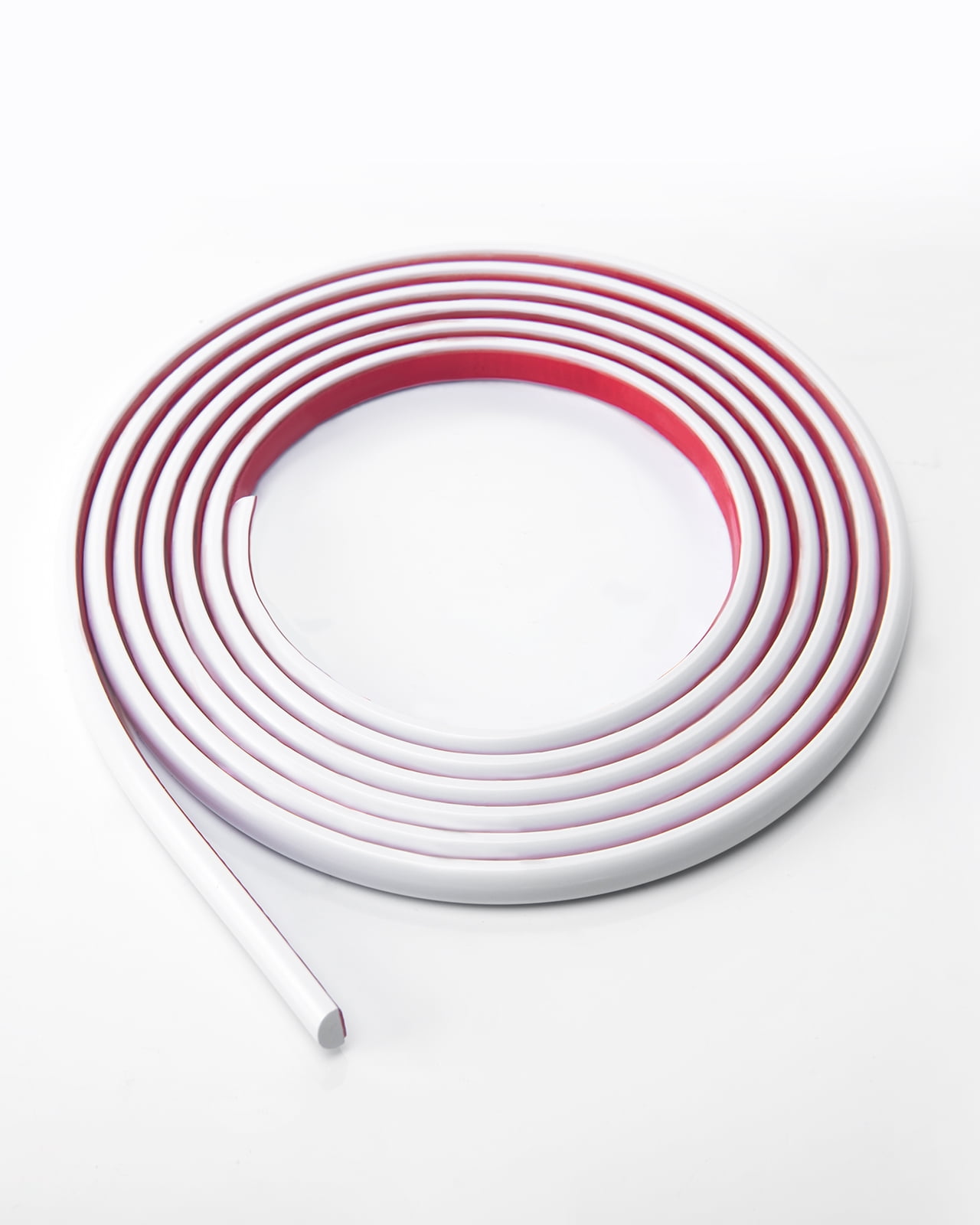 Art3d 25 Ft Peel and Stick Trim for Backsplash Tile Edge, Self-Adhesive Liner for Corner Decor in White