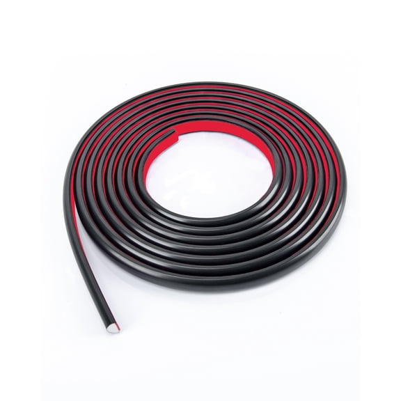 Art3d 25 FtPeel and Stick Trim for Backsplash Tile Edge, Self-Adhesive Liner for Corner Decor in Black