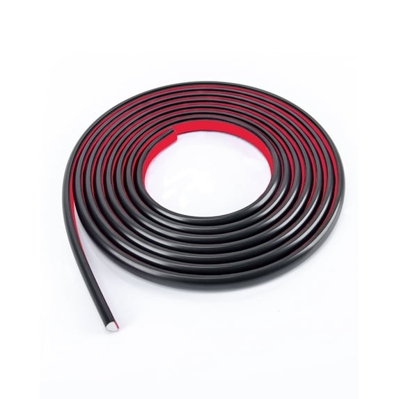 Art3d 25 FtPeel and Stick Trim for Backsplash Tile Edge, Self-Adhesive Liner for Corner Decor in Black