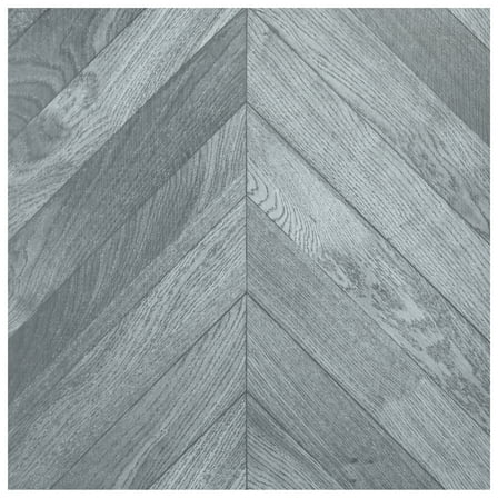 Art3d 30 Pcs Peel and Stick Vinyl Floor Tiles, 12" x 12" Self Adhesive Waterproof Wood Flooring Tile for Home Decor,Kitchen,Cover 30 Sq.ft,Grey
